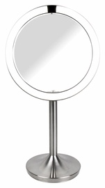 Meigipeegel Homedics Twist Illuminated MIR-SR900 Inox, valgustusega, teisaldatav, 19.5x37 cm
