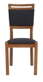Ēdamistabas krēsls Black Red White Arosa Walnut Ekwador 2417, 1 gab.