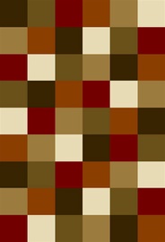 Paklājs Oriental Weavers Vancouver 1923 AY3-X, brūna/sarkana/smilškrāsas, 150x100 cm