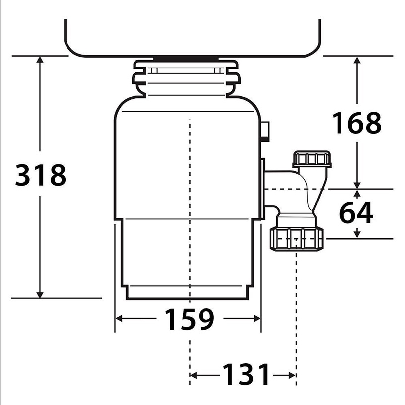 Toidujäätmepurusti In Sink Erator Model 46