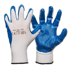 Рабочие перчатки DD Nylon Knitted Gloves With Smooth Nitrile Coating 8
