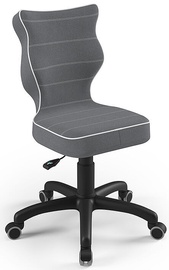 Детский стул Entelo Petit Size 4 JS33, черный/серый, 350 мм x 830 мм