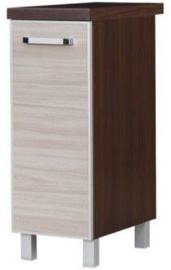 Virtuves skapītis Bodzio Cargo Ola 30 Lower Kitchen Cabinet Latte/Walnut (bojāts iepakojums)