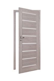 Полотно межкомнатной двери PerfectDoor Mira MIRA 01, правосторонняя, серый дуб, 203.5 x 74.4 x 4 см