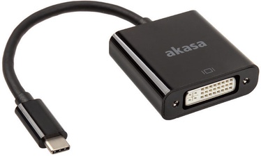 Akasa Type-C To DVI Converter 0.15m Black