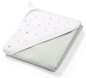 Dvielis BabyOno Terry Hooded Light Grey, 76x76 cm