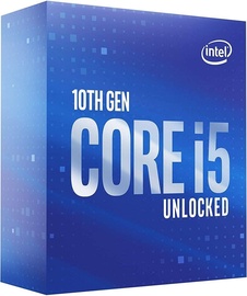 Procesors Intel Intel® Core™ i5-10600KF 4.1GHz 12MB BX8070110600KF, 4.1GHz, LGA 1200, 12MB