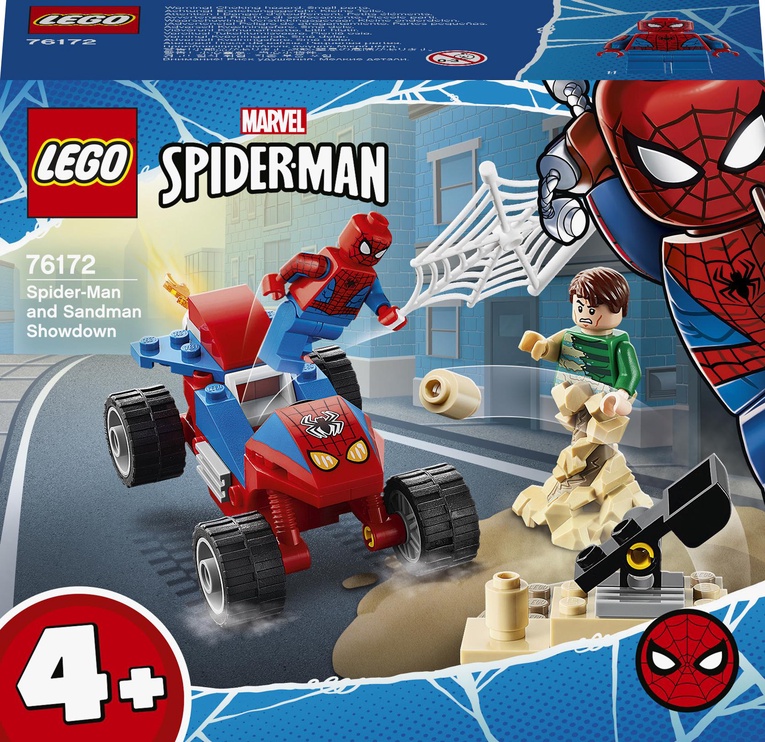 Конструктор LEGO Super Heroes Marvel Бой Человека-Паука с Песочным Человеком 76172, 45 шт.