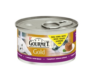 Šlapias kačių maistas Gourmet Gold, 0.085 kg