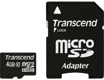 Mälukaart Transcend, 4 GB