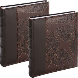 Victoria Collection Album B 10x15/200 Leaf Brown 2pcs