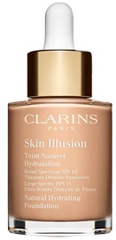 Tonālais krēms Clarins Skin Illusion Natural Hydrating SFP15 108 Sand, 30 ml