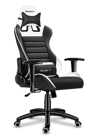 Spēļu krēsls Huzaro Force 6.0, 59 x 51 x 128 - 138 cm, balta/melna