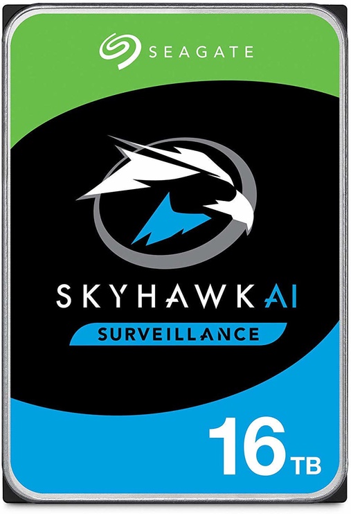 Kietasis diskas (HDD) Seagate SkyHawk 16TB 256 MB 7200RPM 3.5", 3.5", 16 TB