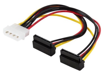 Savio Cable SATA / Molex White 0.18m
