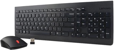 Клавиатура Lenovo 4X30M39487 EN/RU, черный, беспроводная