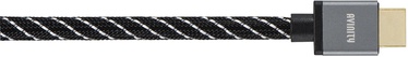 Ühendus Hama 127171 127171, HDMI male - HDMI male, must, 1 m