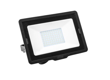 Prožektors, 20 W, 1600 lm, 3000 °K, IP65, melna