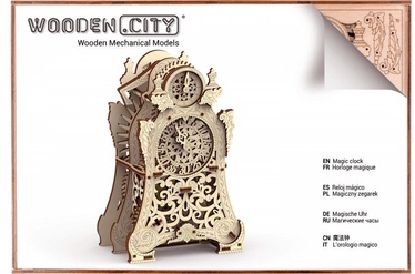 3D dėlionė Wooden City Magic Clock, 149 dalių