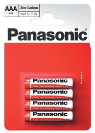 Батареи Panasonic, AAA, 1.5 В, 4 шт.