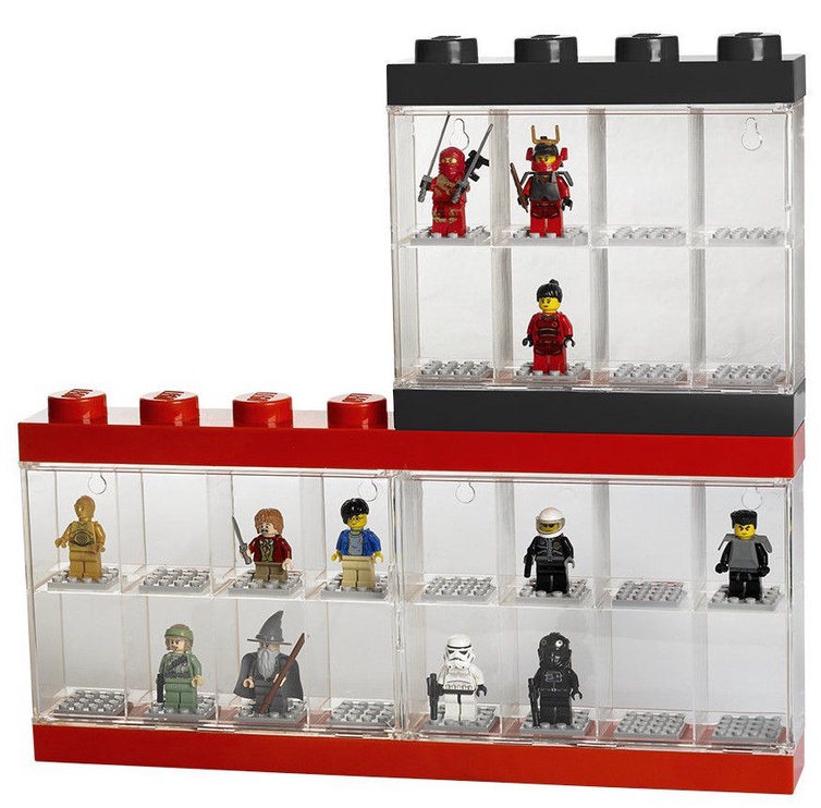 LEGO Batman Minifigure Display Case For 8 Minifigures Black 40651735