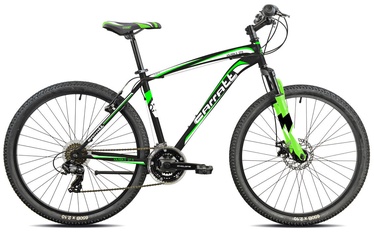 Velosipēds kalnu Carratt, 27.5 ", 15" rāmis, melna/zaļa