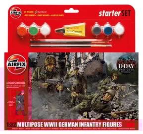 Airfix WWII German Infantry Multipose Starter Set 1:32