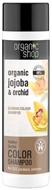 Šampūnas Organic Shop Golden Orchid Glowing Color, 280 ml