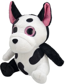 Mīkstā rotaļlieta Wild Planet Orbys French Bulldog, balta/melna, 15 cm