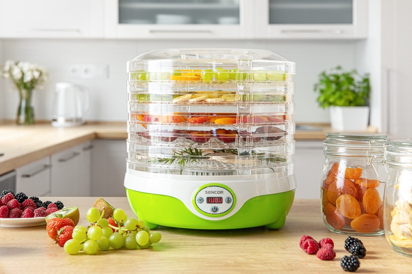 Puu- ja köögiviljakuivati Sencor SFD 851 Green, 240 W