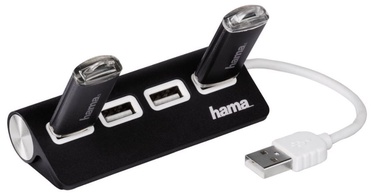 Hama USB 2.0 Hub 4-ports Bus Powered Black