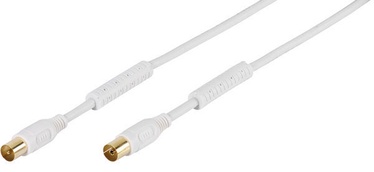 Juhe Vivanco HQ TV/Radio Antenna Cable White 5m 48121