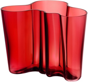 Iittala Alvar Aalto Collection Vase 160mm Cranberry