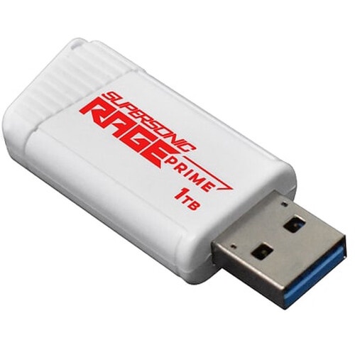 USB zibatmiņa Patriot Supersonic Rage Prime, balta, 1 TB