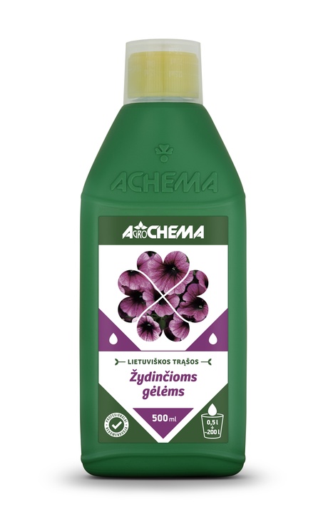 Удобрение для цветущих растений Agrochema, 0.5 л
