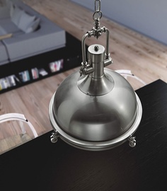 BOSTON PENDANT 1XE27 NICKEL MAT