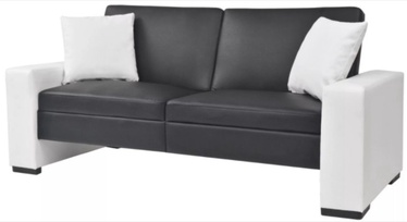 Диван-кровать VLX Universal 245001, белый/черный, 175.5 x 81.5 x 81 см