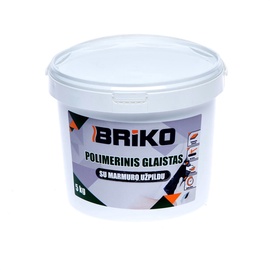 Špaktele Briko, gatavs lietošanai, balta, 5 kg
