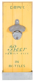 Home4you Jardin Bottle Opener Yellow Wood