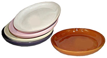 SN Ceramic Pot Plate L-4 Ø17cm White