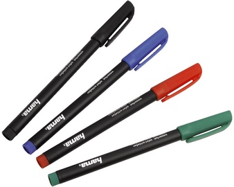 Hama CD/DVD/Blu-Ray Disc Marker Black/Green/Blue/Red