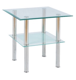 Kafijas galdiņš Signal Meble Pixel C Glass, 500x500x500 mm