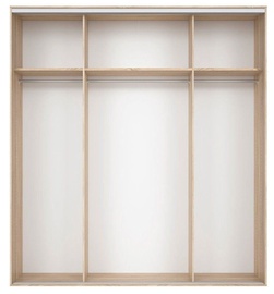 Black Red White Wardrobe Frame Nadir 220 Light San Remo Oak