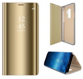Чехол Mocco Clear View For Samsung Galaxy A12, золотой