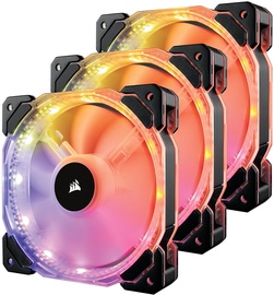 Corsair HD120 RGB LED 120mm PWM Fan 3 Pack w/ Controller