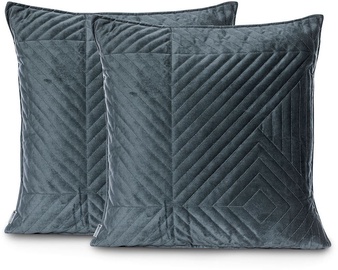 Padjapüür DecoKing Pascali Steel Blue/Mauve, 45x45 cm, 2 tk