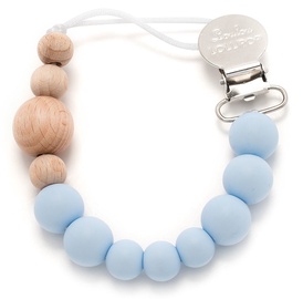 Loulou Lollipop Pacifier Clip Baby Blue