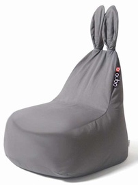 Qubo Bean Bag Daddy Rabbit Grey Soft