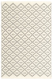 Ковер 4Living Dhurrie Huurre, белый/серый, 290 см x 200 см