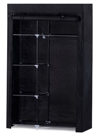 Skapis Homede Nedra, melna, 105 cm x 45 cm x 175 cm